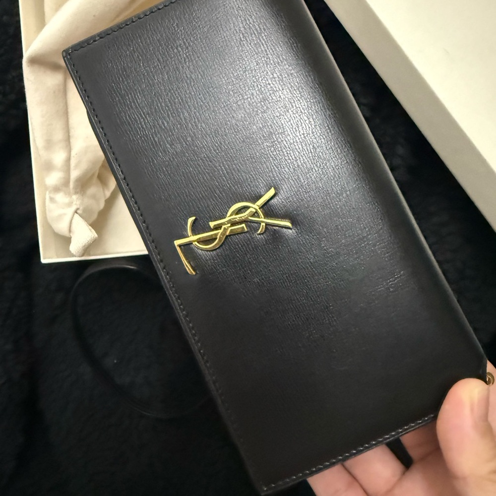 YSL Cassandre Phone Leather Strap